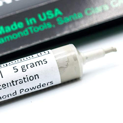 TechDiamondTools Diamond Polishing Compound Polishing Paste USA Made 3,000 Grit 3-6 Microns for Marble Glass Metal Rock Jewelry Resin Silver Chrome Gemstone with High Concentration of Diamond Powder - size: 3,000 grit / 3 - 6 microns