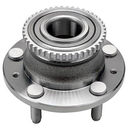 Detroit Axle - Pair Front Wheel Bearing and Hubs Assembly for Mazda 1989-1998 MPV, 1992-1995 929, 5 Lugs w/ABS Ring - style: 512269 x2V2/Pair