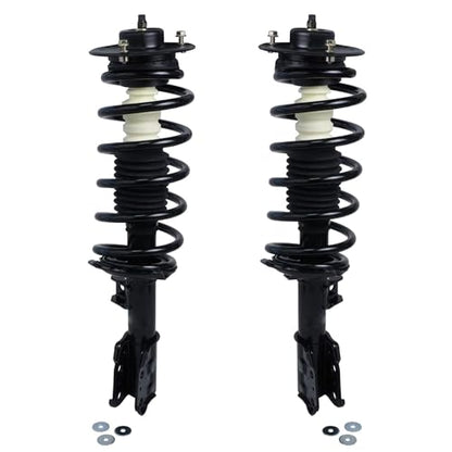 Detroit Axle - Front Struts + Lower Control Arms w/Ball Joint Replacement | for Chevy Equinox Pontiac Torrent - 4pc Set - size: 4CQ2501373/Big Kit