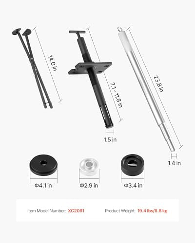 VEVOR Mercruiser Alpha Bravo Alignment Gimbal Bearing Puller Set Bellow Expander Tools - color: Alignment Gimbal Bearing Puller Set