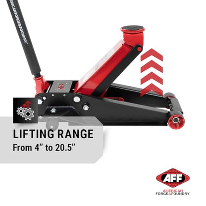 AFF 3.5 Ton Floor Jack - Lightning Lift Hydraulic Car Jack - Super Duty - style: Super Duty