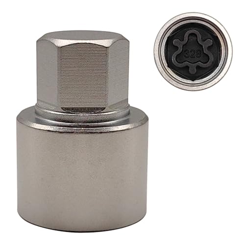 328 Wheel Locking Nut Key for Mercedes Benz, Lug Nut Removal Tool | Wheel Lock Nut Socket Adapter, Anti-Theft Screw Remover, Hand Repair Tool, Tyre Fitting, garage - color: Scoket 328
