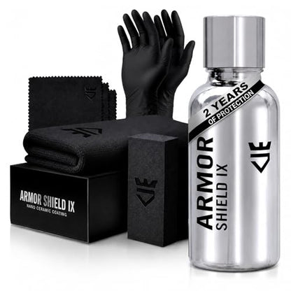 AvalonKing Armor Shield IX – DIY Ceramic Coating Kit for Cars – High Gloss, Hydrophobic & 2-Year Protection – Easy Home Application – Paint, Glass, Rims & Trim – 30ml