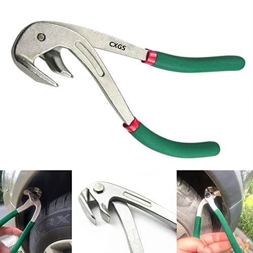CXGS Paintless Dent Repair Kit Car Door Fender Edge Repair Tool Auto Body Pliers Heavy Duty Car Door Panel Fix Tool Portable Metal Crimp Vise Car Fender Panel Leaf Edge Pliers Repair Tools Green - color: Green