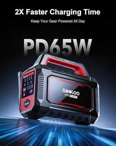 GOOLOO GT Truck PRO 10000A Jump Starter with 65W Fast Charge, 64000mAh Portable Car Battery Booster Power Pack (for All Gas All Diesel), Supersafe 12V Jump Box with LED Light, Thickened Jumper Cable