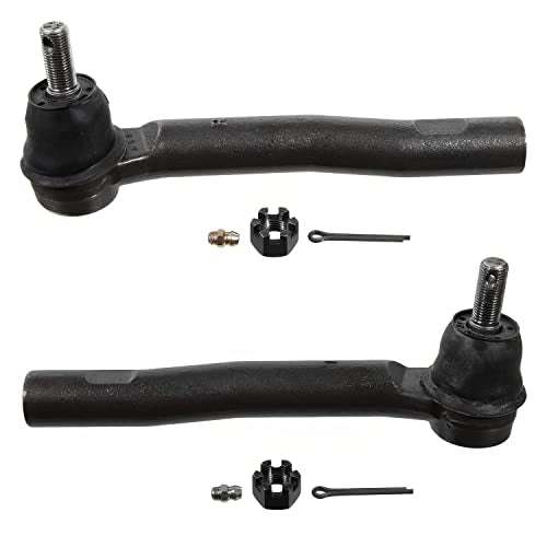 Detroit Axle - Front 4pc Steering Knuckles Kit for 10-15 Lexus RX350 RX450h, 08-17 Toyota Highlander, Steering Knuckles & Wheel Bearing Hubs Outer Tie Rods 2010 2011 2012 2013 2014 2015 Replacement - size: 4SU50508/Kit