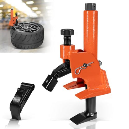 Manual Tire Bead Breaker Tool, Heavy-Duty Rim-Safe Bead Breaker for 38–42 Inch Tires, Portable Tire Removal Tool for Farm, Bus & Off-Road Vehicles