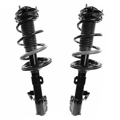 Detroit Axle - FWD Front Struts Sway Bars for Toyota 2001 2002 2003 Highlander [2.4L], Complete Struts with Coil Spring Assembly Sway Bar End Links Replacement Suspension Kit - size: 4QS54007/ sway kit
