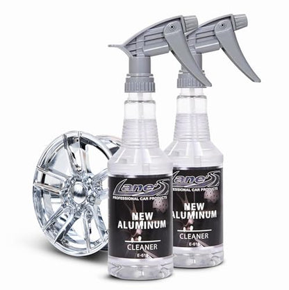 LANE'S New Aluminum Car Wheel Cleaner and Brightener | 16oz (Pack of 2) | Acid Rim Cleaner, Shines & Eliminates Hard Scrubbing | Brake Dust, Oxidation & Rust Remover for Cars, SUVs, Trucks, and More - size: 16 Fl Oz (Pack of 2)