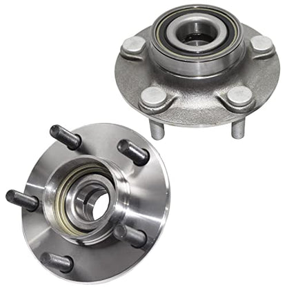 Detroit Axle - Rear Wheel Hub and Bearing Assembly for 1993-97 Chrysler Intrepid 5 Lug W/o ABS (Pair) 512030 x2 - style: 512030 x2/Pair