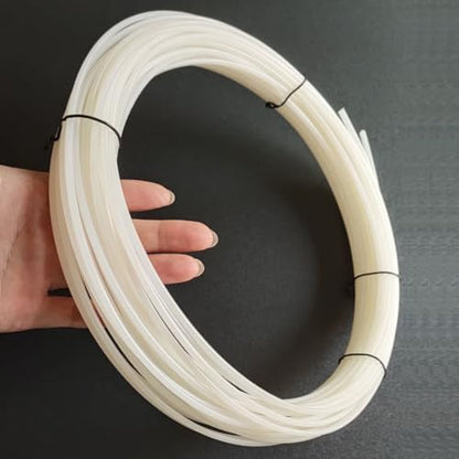 50 Feet White HDPE Plastic Welding Rod,1/8" Diameter,High Density Polyethylene Welding Rod for Car Bumper,Water Tanks,Canoe and Plastic Bins - color: White