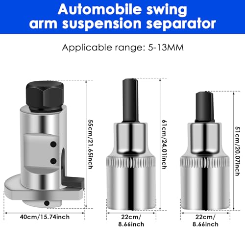 Car Hydraulic Shock Absorber Removal Tool Universal Arm Swing Suspension Separator Steel Sheephorn Separator Tool Shock Absorber Suspension Strut Ball Joint Removal