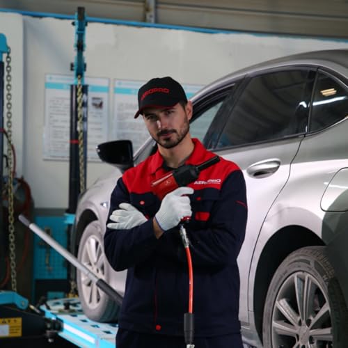 AEROPRO TOOLS 1/2-Inch Aluminum Air Impact Wrench(A398),Twin Hammer with 1380FT-LB Max Loosening Torque, Pneumatic Impact Gun, for Auto Repair, Tire Shop (1380 ft-lbs | Air Impact Wrench + Socket) - style: 1380 ft-lbs | Air Impact Wrench + Socket