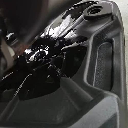 XMT-MOTO ABS Low Profile Oil Drain Pan Change Storage Container Off-Road ATV UTV Motorcycle 2 Gal. Home Garage - color: Black- for ATV UTV