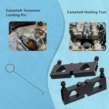 Camshaft Phaser Timing Chain Lock Tool Kit, Chrysler 3.6 Pentastar Engine Timing Tool Kit Compatible with VW Jeep Chrysler Dodge 3.6L Pentastar Engine Replace 10200A 10202 10369 10198A 2025200090