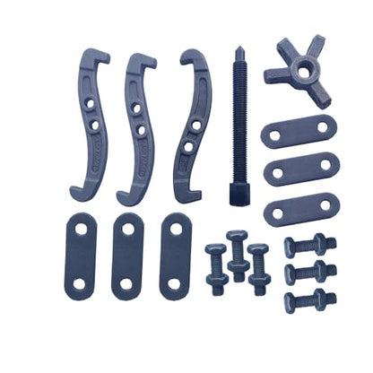 3 Jaw-4" Gear Puller,3 Jaw Puller for Pulley Gear Bearing Flywheel Removal(4in) - size: 4in