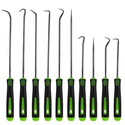 Precision Pick & Hook Set, Car Auto Oil Seal O-Ring Seal Gasket Pick Mini Precision Hooks Professional Puller Remover Mechanic Tool-10PCS