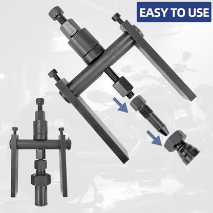 12Pcs Bearing Puller ＆ Blind Bearing Puller ＆ Slide Hammer Puller Kit | for Bearing Diameter 8-32mm (slide hammer two jaw puller)