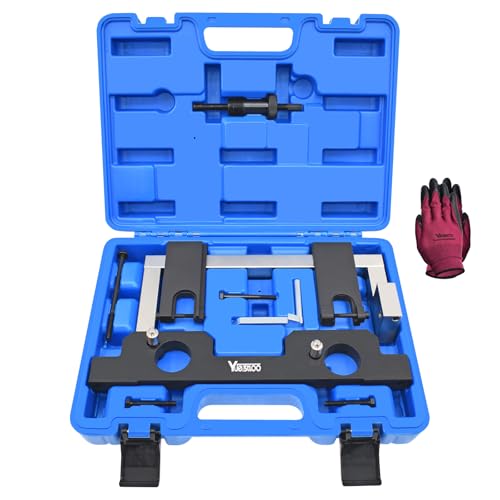 Engine Vanos Camshaft Alignment Locking Timing Tool Kit | Compatible with BMW N20 N26, with Carrying Case & Gloves - size: 8PC