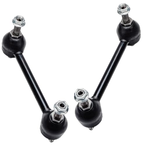 Detroit Axle - FWD Rear Struts Sway Bars for 2005 2006 2007 Mercury Montego Five Hundred, 2 Struts with Coil Springs 2 Sway Bars Replacement Suspension Kit - size: 4QS54407/Sway Kit