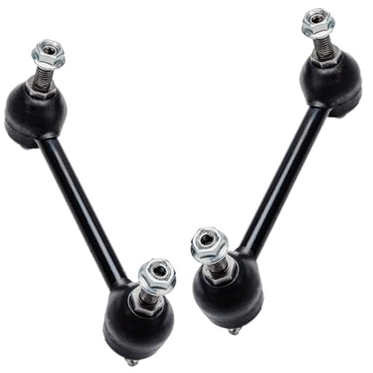 Detroit Axle - FWD Rear Struts Sway Bars for 2005 2006 2007 Mercury Montego Five Hundred, 2 Struts with Coil Springs 2 Sway Bars Replacement Suspension Kit - size: 4QS54407/Sway Kit