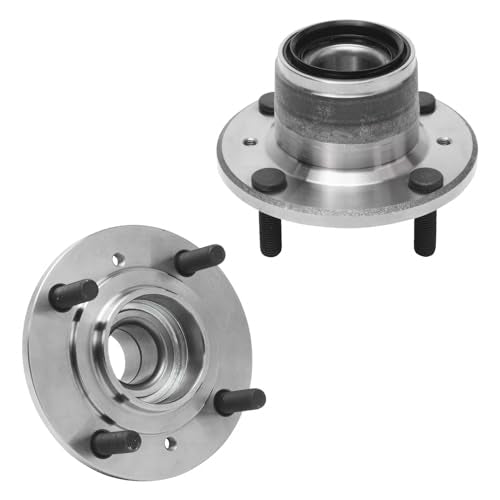 Detroit Axle - Rear Wheel Bearing & Hub Assembly Replacement for Mitsubishi Galant Dodge Eagle 2000 GTX (Non-ABS Models) - 2pc Set - style: 512158 x2/Pair