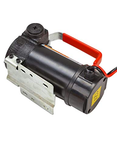 BLACKHORSE-RACING 12V DC Portable Electric Fuel Transfer Extractor Pump Diesel Kerosene Oil Commercial Motor Auto
