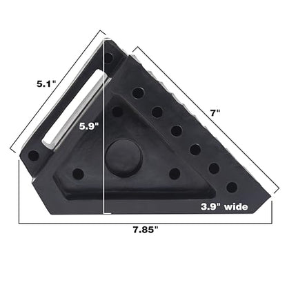 A20014 Arcan Solid Rubber Wheel Chocks