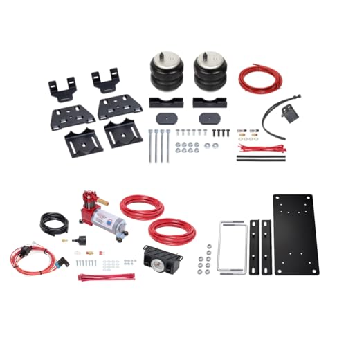 TrendsAuto Firestone Airide Rear Ride-Rite Air Spring Kit and Dual Path Analog Standard Compressor Kit fits 2024-2025 Tacoma 4WD w/o In-Bed Hitch | Includes TrendsAuto Decal - size: Dual Path Analog