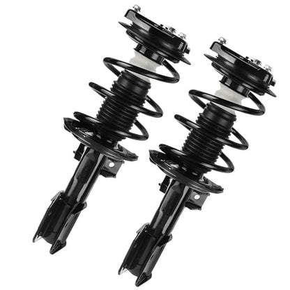 Detroit Axle - AWD 2 Front Struts for Mercedes-Benz C300 C230 C350 C250 [Excludes RWD; W204 Chassis], Quick Complete Struts with Coil Spring Assembly Replacement Suspension Shock - size: 11480x2/Pair