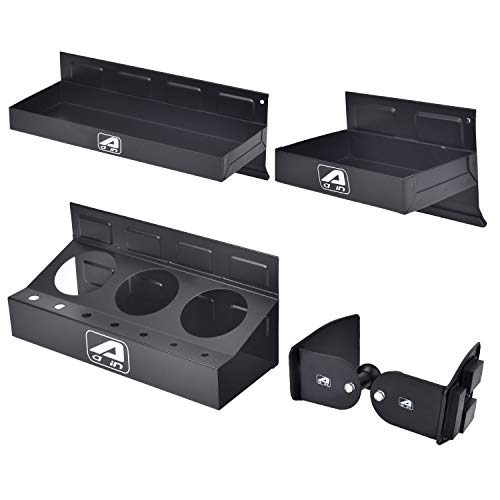 A A IN Magnetic Toolbox Tray Set, Tool Box holder Accessories for Tool Organizer,Garage Storage, 2 Trays, Can Caddy, Paper Towel & Screwdriver Holder (A049)