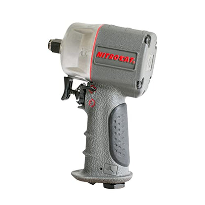 AIRCAT Pneumatic Tools 1056-XL 1/2-Inch NITROCAT Composite Compact Impact Wrench : Low Weight Power Impact Wrench : Tool for Automotive Improvement & Maintenance - size: 1/2-Inch