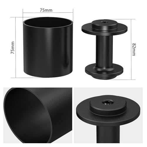 NICECNC Black Wheel Bearing Install Removal Press Tool | Compatible with Can Am Maverick X3 900 HO 4x4 DPS 2018, X3 R 4x4 Turbo DPS 2019, X3 Max 4x4 DS Turbo DPS 2021, See Fitments