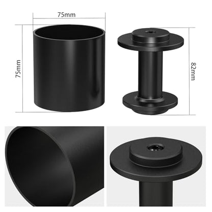 NICECNC Black Wheel Bearing Install Removal Press Tool | Compatible with Can Am Maverick X3 900 HO 4x4 DPS 2018, X3 R 4x4 Turbo DPS 2019, X3 Max 4x4 DS Turbo DPS 2021, See Fitments