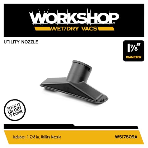 WORKSHOP Wet/Dry Vacs WS17809A 1-7/8-in. Utility Nozzle Vacuum Attachment - size: 1 7/8 Inch