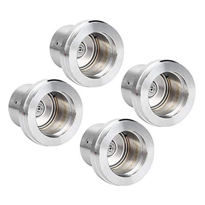 Estink 4pcs 2.717in Diameter Trailer Stainless Steel Lubricator Tool Accessory