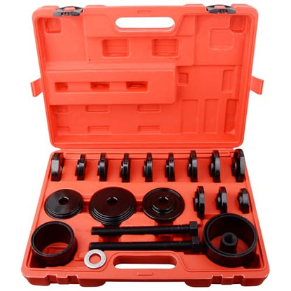 DAYUAN 24pcs FWD Front Wheel Drive Bearing Removal Tool | Wheel Bearing Removal & Installation Kit，Fits Most FWD Vehicles，High Torque 8.8 Grade Screws，Carbon Steel，Case