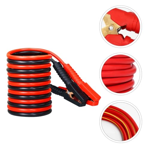 Ciieeo Heavy Duty 1000a Pure Copper Car Jumper Cables with Fully Covered Clamps 3.8m Booster Wire for Emergency Vehicle Battery Power Supply