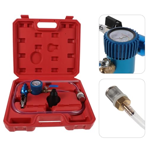 Car Coolant Refill Tool Kit with Spill Proof Vacuum Pump, Automotive Radiator Coolant Filling Set for Leak-Free Fluid Replacement in Cars, Suvs, and Trucks