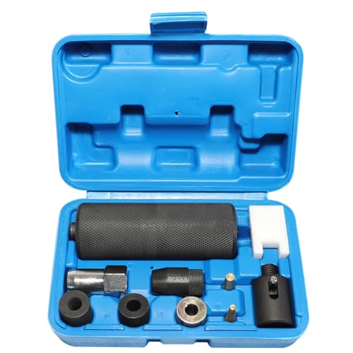Fuel Injector Removal Tool with Slid Harmmer Puller Injector Seal Replace Install Kit compatible with BMW N14 N18 N20 N26 N47 N53 N54 N55 N57 N63 S63 B38 B48 B58 - size: Set
