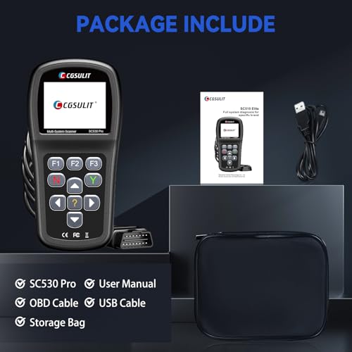 OBD2 Scan Tool for Ford Lincoln Mercury Vehicles, All Systems Diagnostic Scanner Transmission Live Data ABS SAS EPB Car Code Reader with Engine Check Oil Reset Bi-Directional Functions, etc
