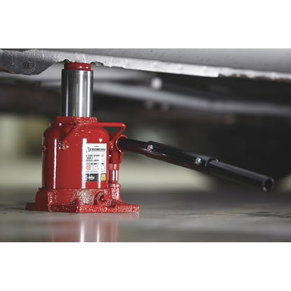 Strongway 20-Ton Hydraulic Stubby Bottle Jack | Controlled lifting and positioning, Professional garage use, Stable service support, Durable steel construction - style: 20 Ton