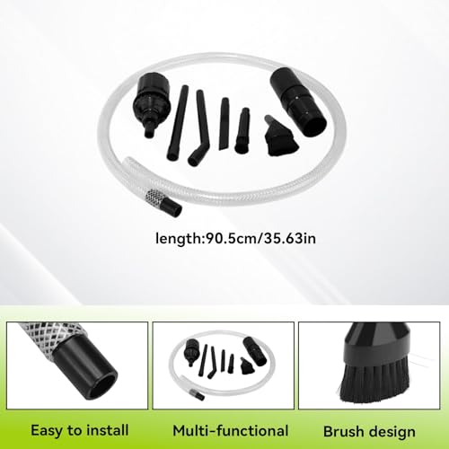 Cyrank Auto Detailing Brush Set, 9PCS/Set Cleaning Brushes Car Vehicle Cleaning Kit Universal Vacuum Cleaner Attachments Mini Micro Tool Car Vehicle Cleaning Kit