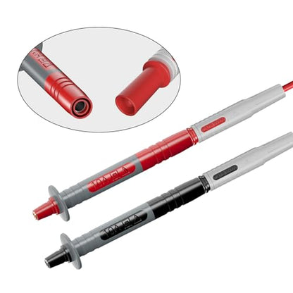 Goupchn Multimeter Automotive Test Leads Kit for Electrical Testing | Wire Piercing Clip, Puncture Probes, 4mm Banana Plug Extension Test Cable Set - style: P1033B