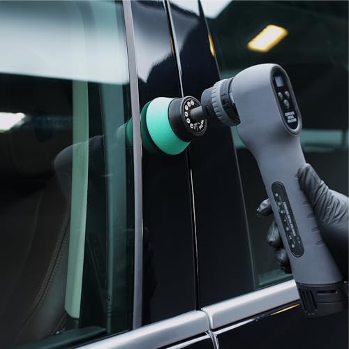 SPTA Green T120 Heavy-Cut Mini Polishing Foam Pad, 5Pcs 2inch/50mm Sponge Polishing Buffing Pads, Car Foam Detail Polishing Pad Kit for Car Detail Polishing, Small Area Polishing -FPTSS2G - color: 5Pcs Green T120 Heavy-Cut Pad, size: 2 Inch (50mm)
