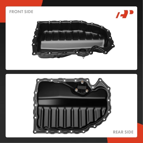 A-Premium Lower 1.8L 2.0L Engine Oil Pan Sump with Plug, Gasket & Bolts, Compatible with Volkswagen Jetta, Passat, Golf, Tiguan, Beetle, GTI, CC, Eos, Atlas, Arteon & Audi A3, Q3, TT Quattro - style: Complete Oil Pan Kit