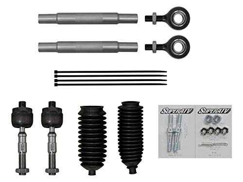 SuperATV Heavy Duty Tie Rod Kit Compatible With Kawasaki Teryx 4/800 (2012+)