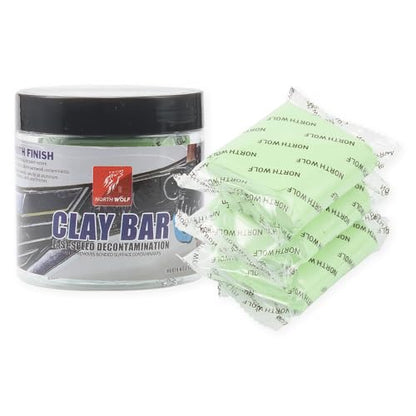 XhuangTech Premium Car Clay Bar Kit (3 Pack) 300g(3x100g) - Professional Grade Auto Detailing Magic Clay with Deep Cleaning & Paint Decontamination for Car Wash - Safe on Paint, Glass, Wheels (Green) - color: Green