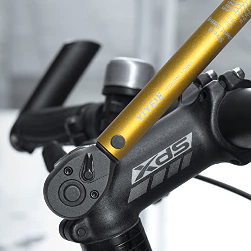 YIYEIE 50Pcs Master Bike Torque Wrench Set, 1/4 Inch Drive, 10-230 IN.LB (1-26.0 Nm), Inch Pound Click Torque Wrench with Bit Sockets, 0.1 Nm Micro, 3/8 Adapter, Pro Bicycle Tool Kit for MTB - size: 1/4″ 50PCS
