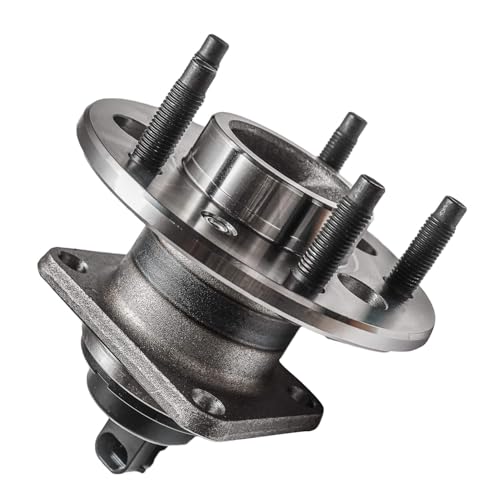 Detroit Axle - 2pc Rear Wheel Bearing Hubs for Chevrolet Malibu Buick Lesabre Lucerne Cadillac DTS DeVille Oldsmobile Aurora Pontiac Grand Am, w/ABS & 5-Lug Wheel Bearing & Hubs Assembly Replacement - style: 512003 x2/Pair